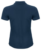 Clique Classic OC Polo – dame – Mørk marineblå – bakside