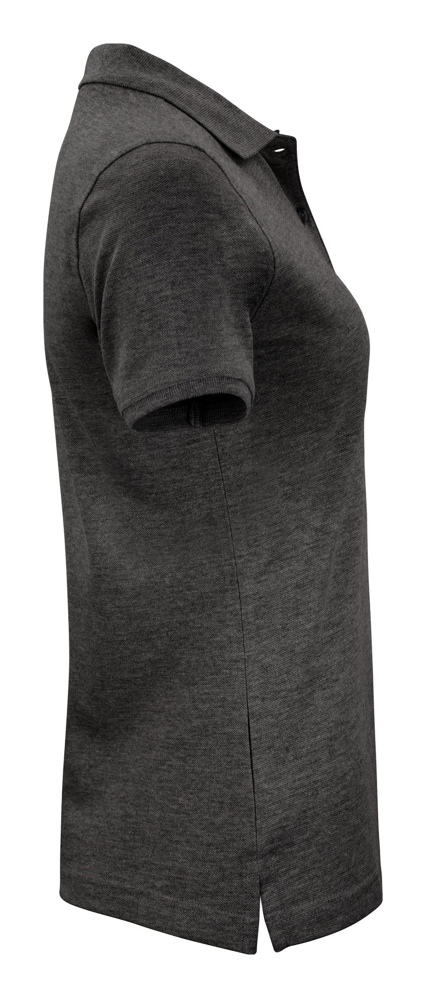 Clique Classic OC Polo – dame – Antrasittmelert – høyre side