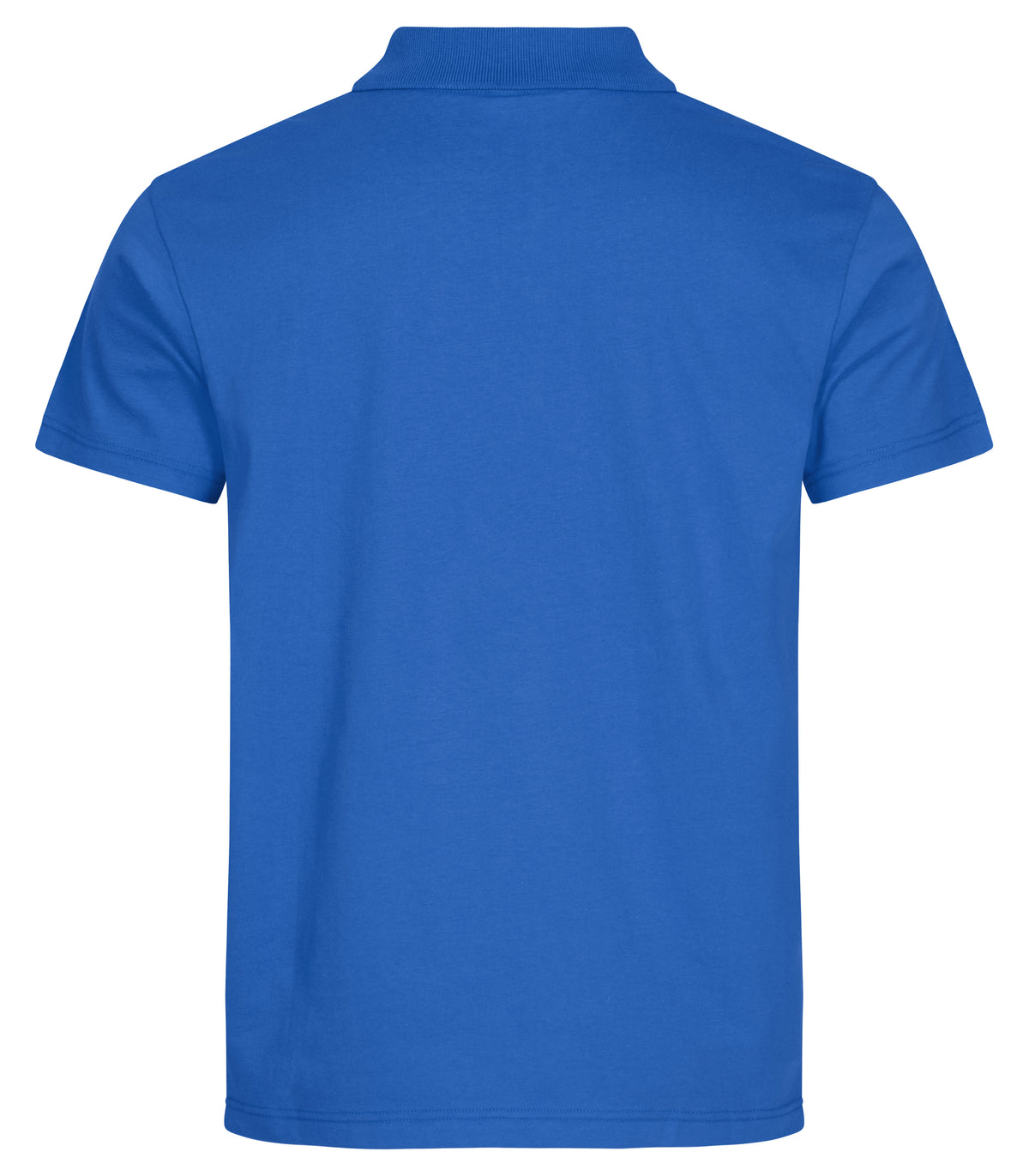 Clique Single Jersey Polo – Kongeblå – bakside