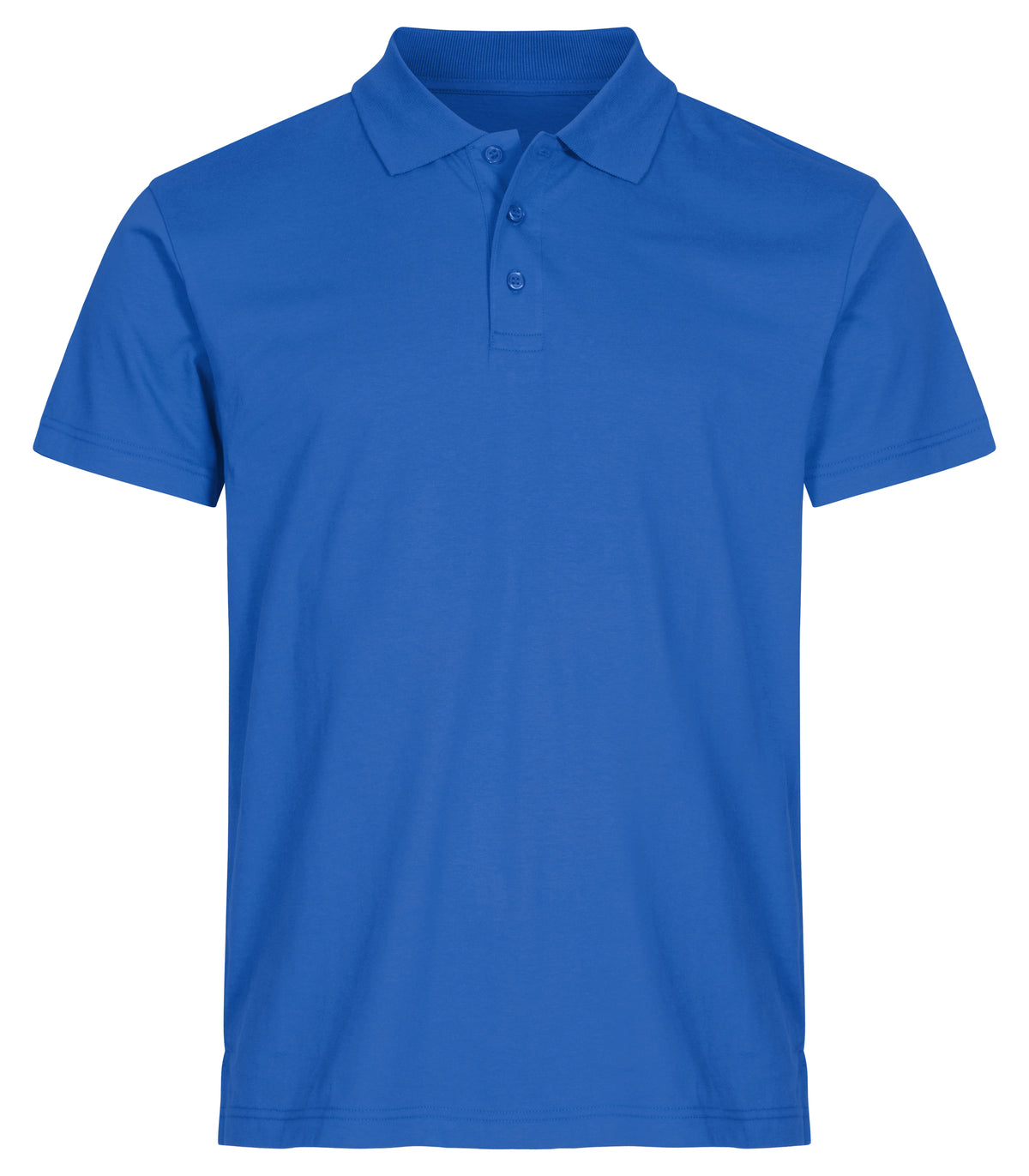 Clique Single Jersey Polo – Kongeblå – forside
