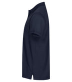 Clique Single Jersey Polo – Mørk marineblå – venstre side