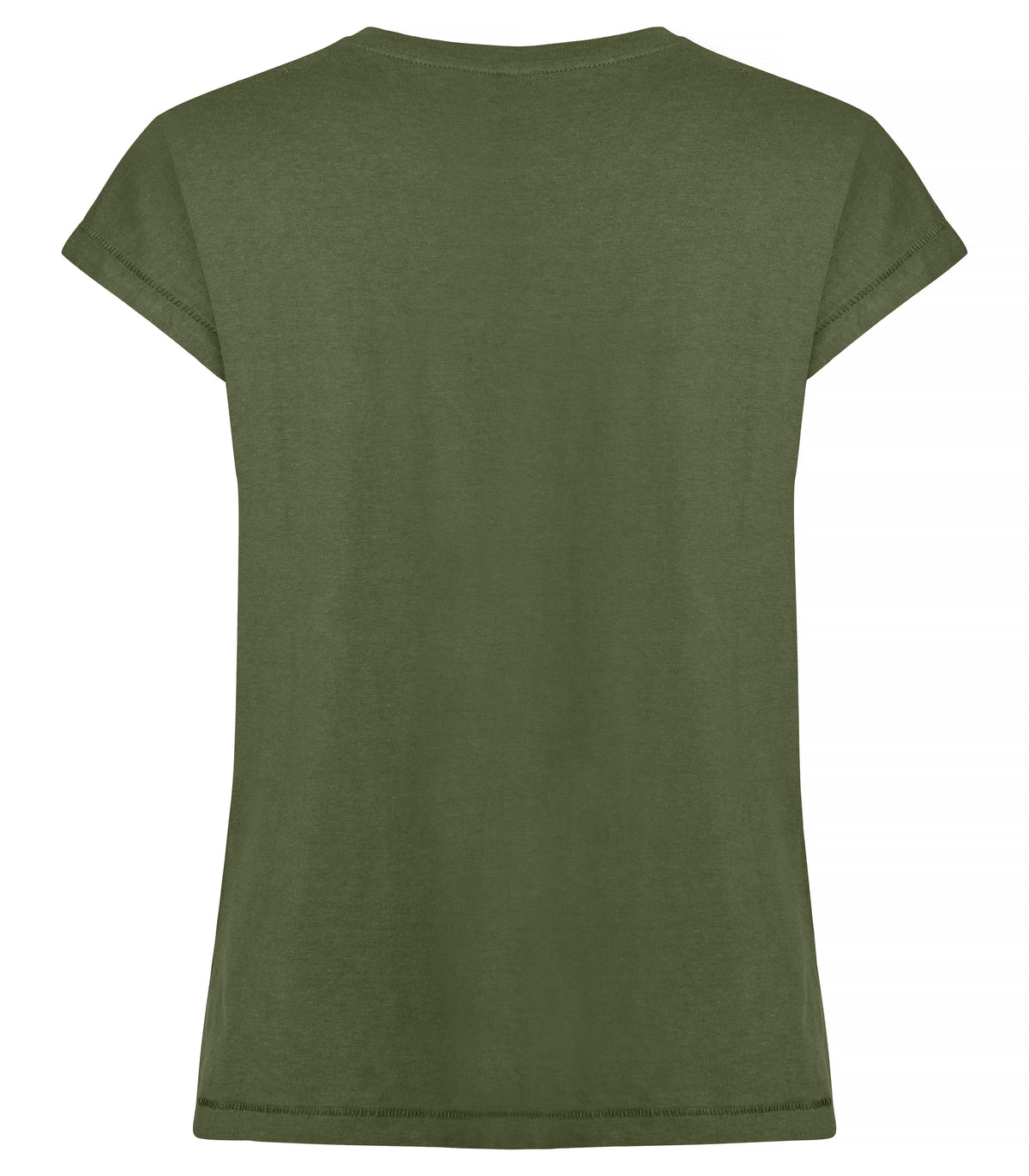 Clique Fashion Top – dame – Armygrønn – bakside