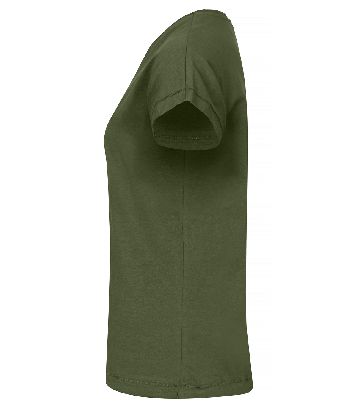 Clique Fashion Top – dame – Armygrønn – venstre side