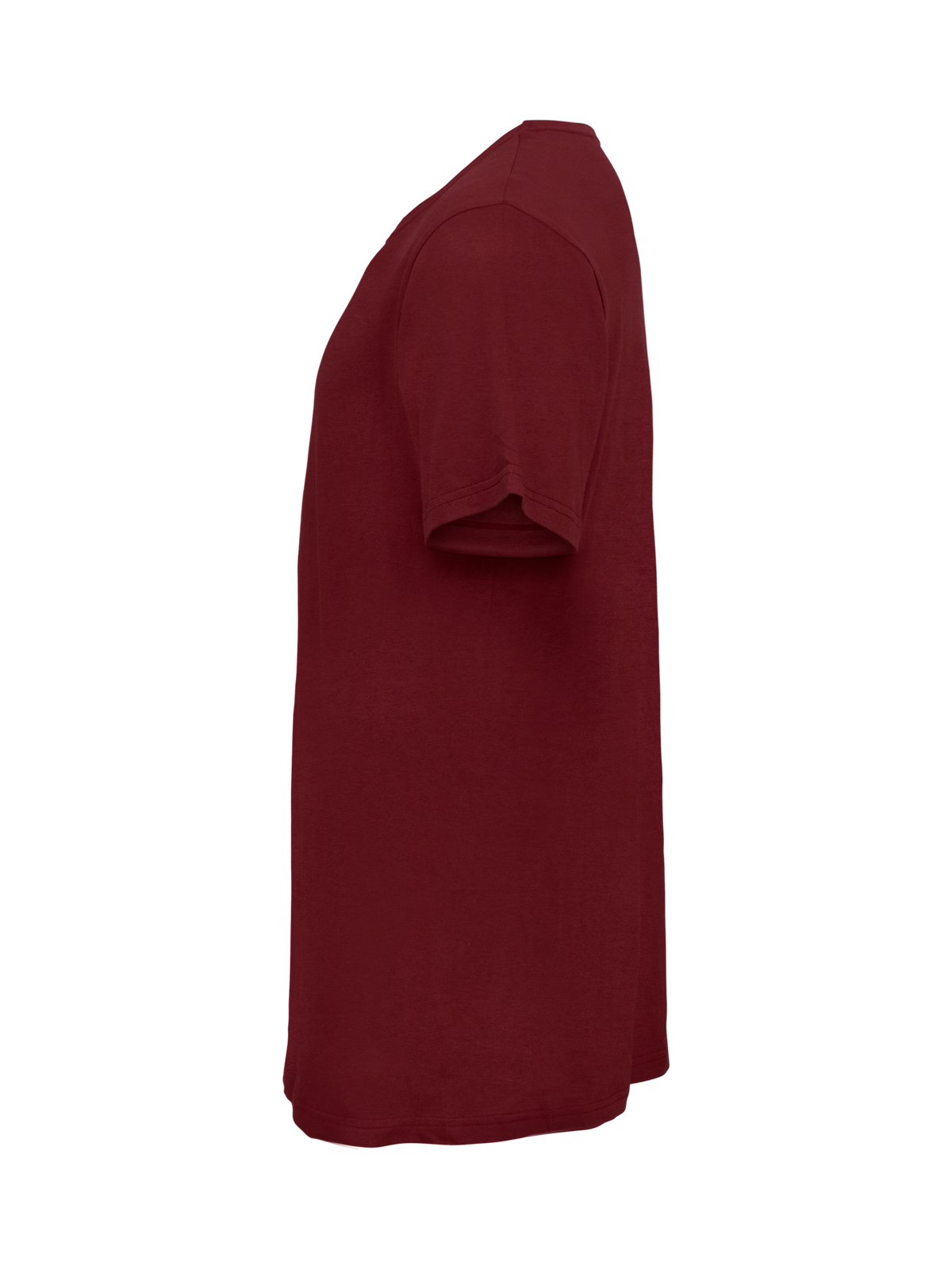 Clique Basic-T Loose Fit – Burgunder – venstre side