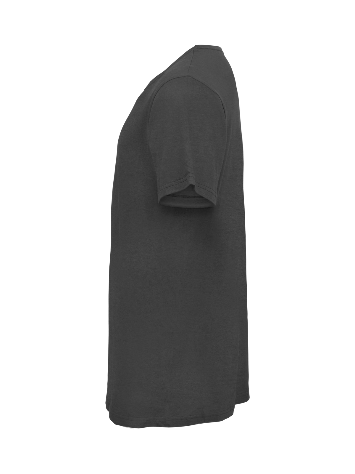 Clique Basic-T Loose Fit – Metallgrå – venstre side