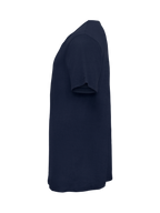 Clique Basic-T Loose Fit – Mørk marineblå – venstre side
