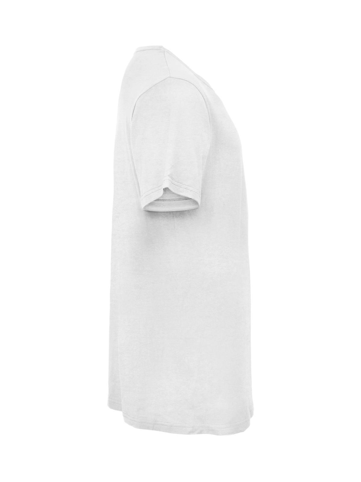Clique Basic-T Loose Fit – Hvit – høyre side