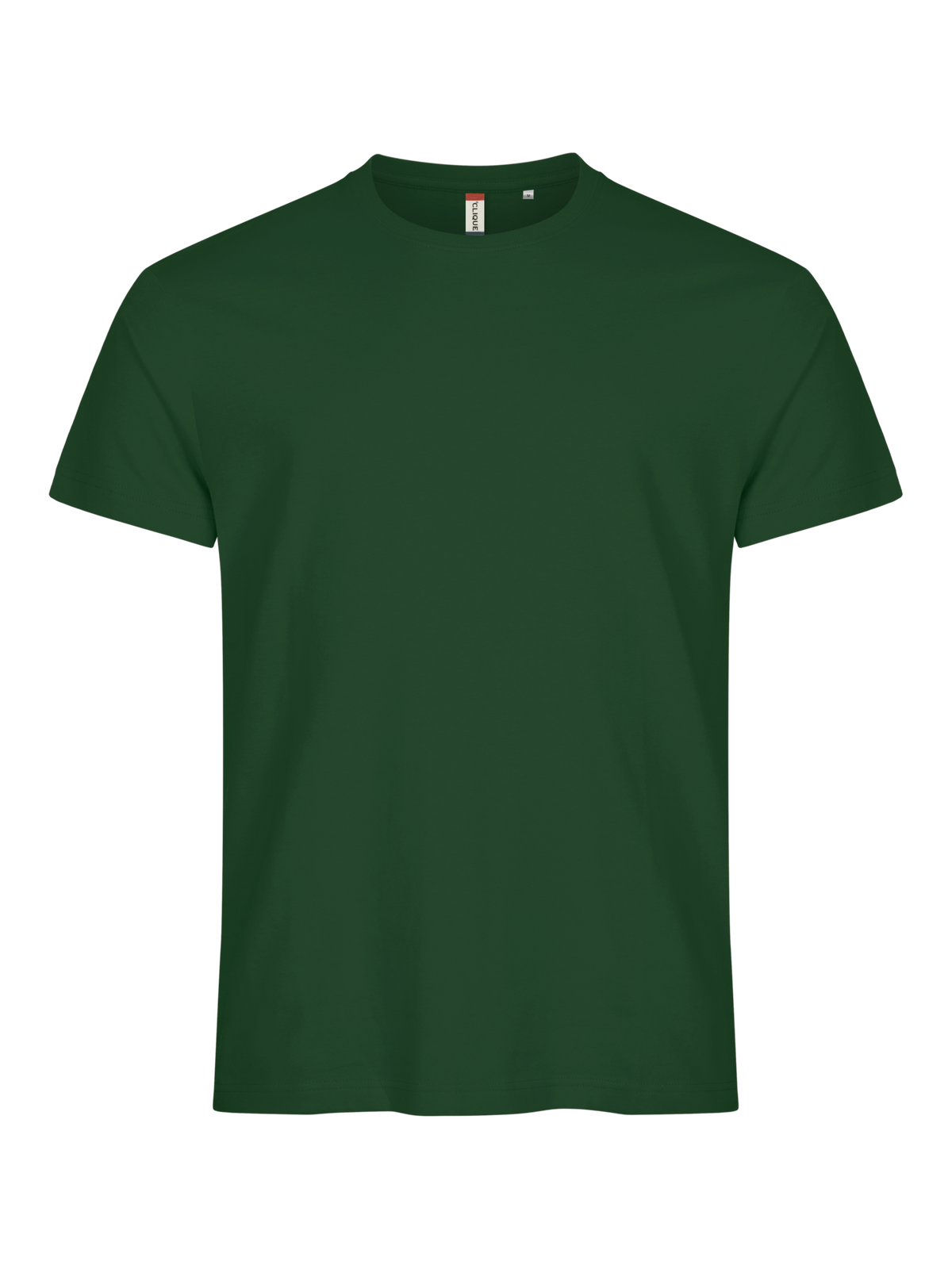Clique Basic-T – Flaskegrønn – forside