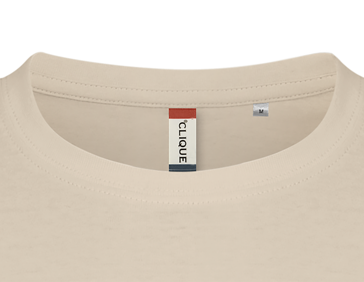 Clique Basic-T – Lys khaki – produktbilde