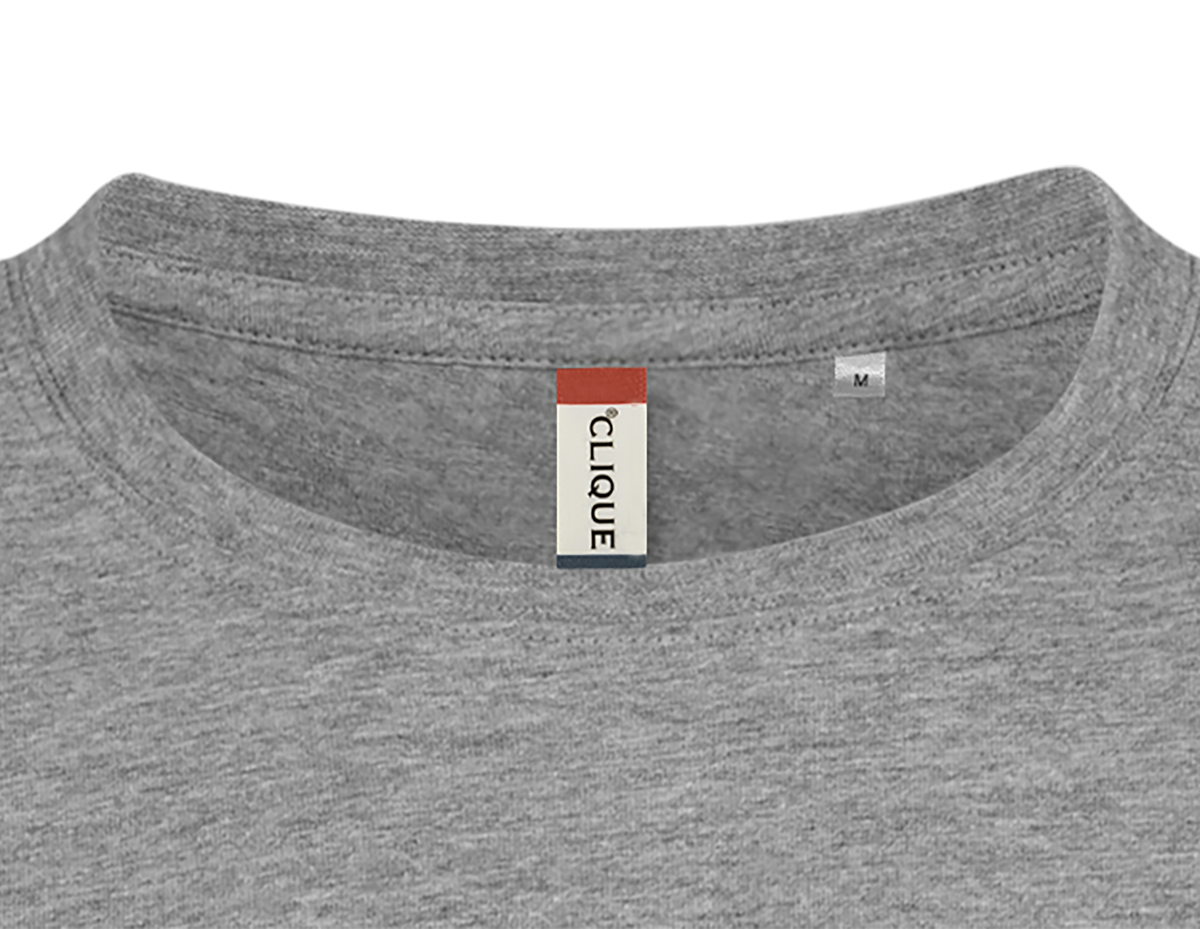 Clique Basic-T – Gråmelert – produktbilde