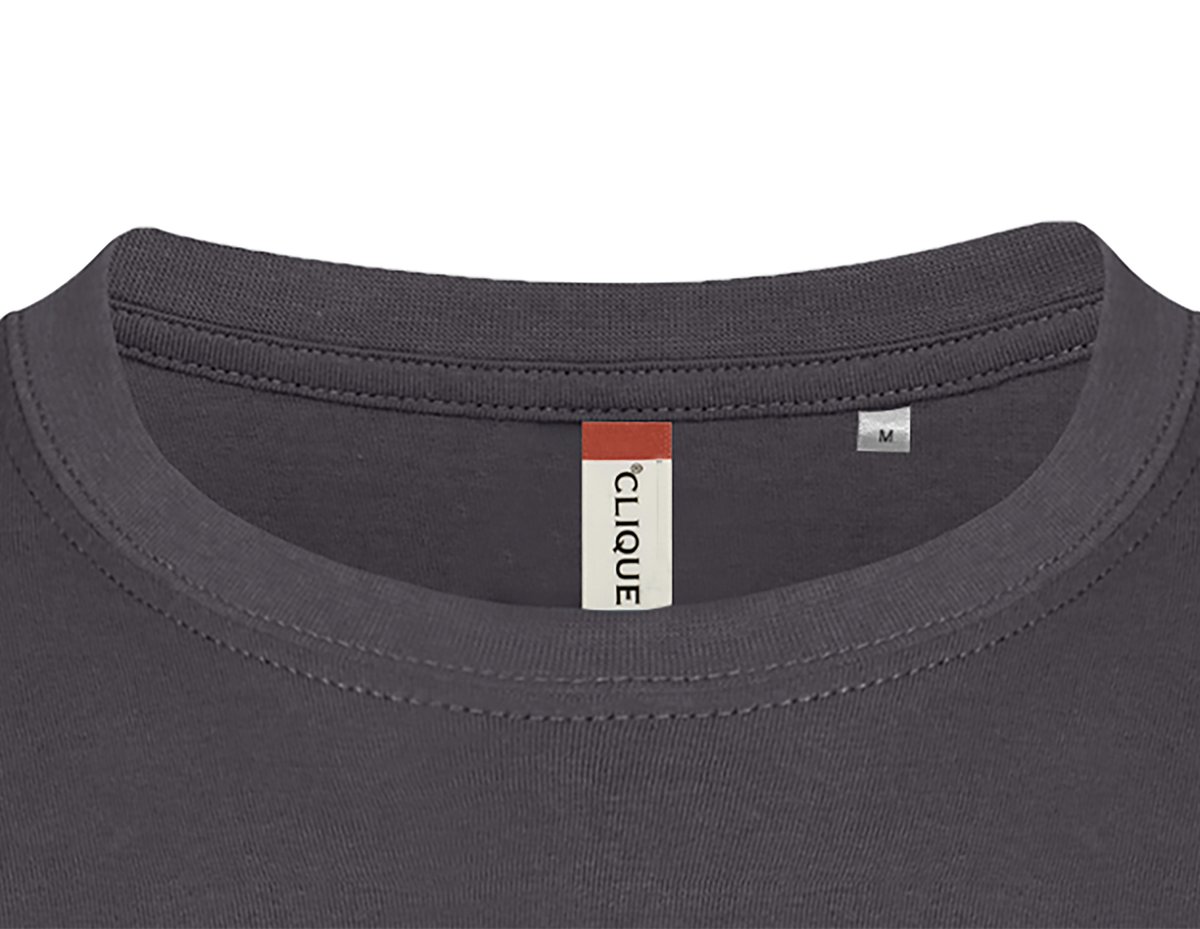 Clique Basic-T – Metallgrå – produktbilde