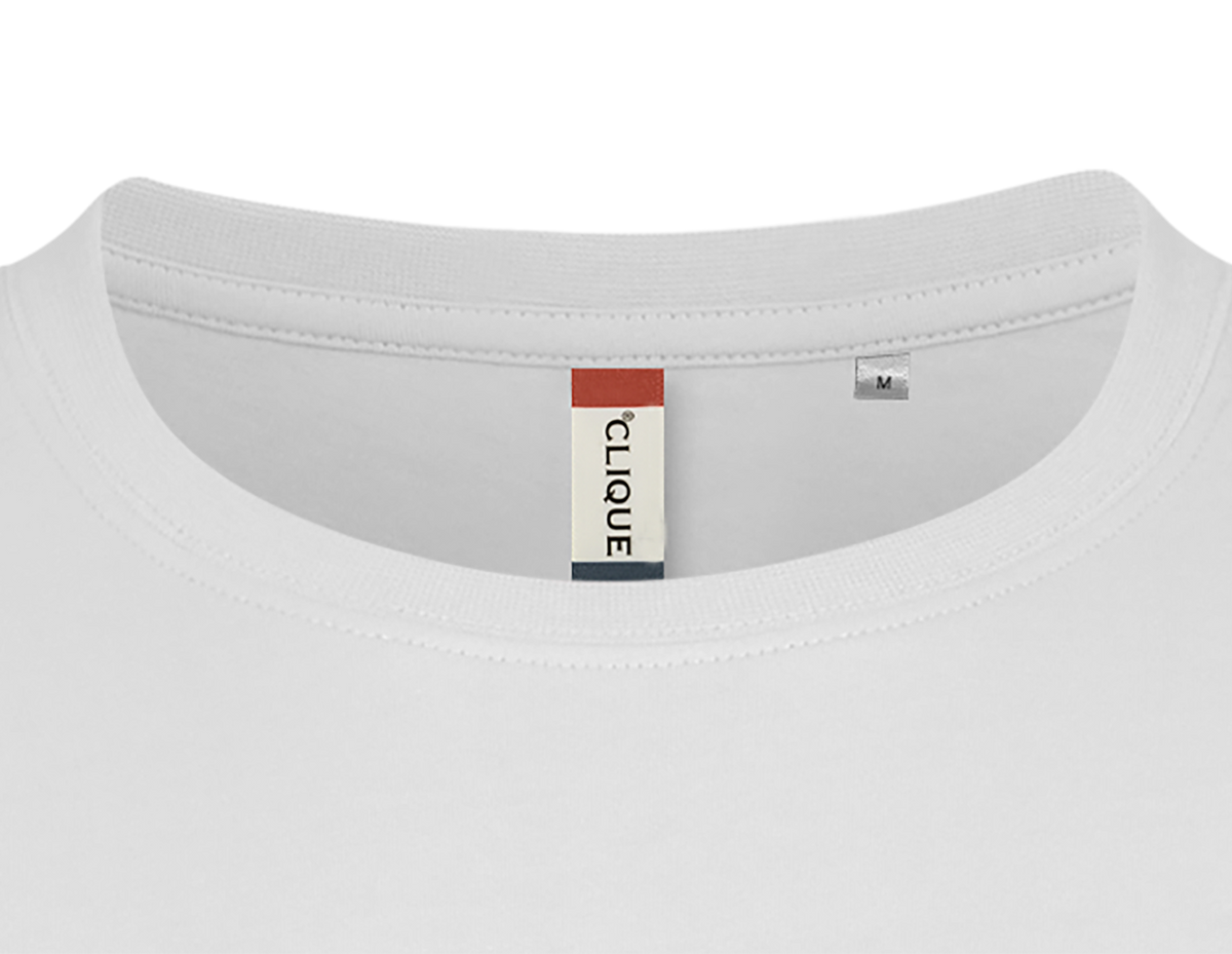 Clique Basic-T – Hvit – produktbilde