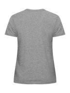 Clique Basic-T – dame – Gråmelert – bakside