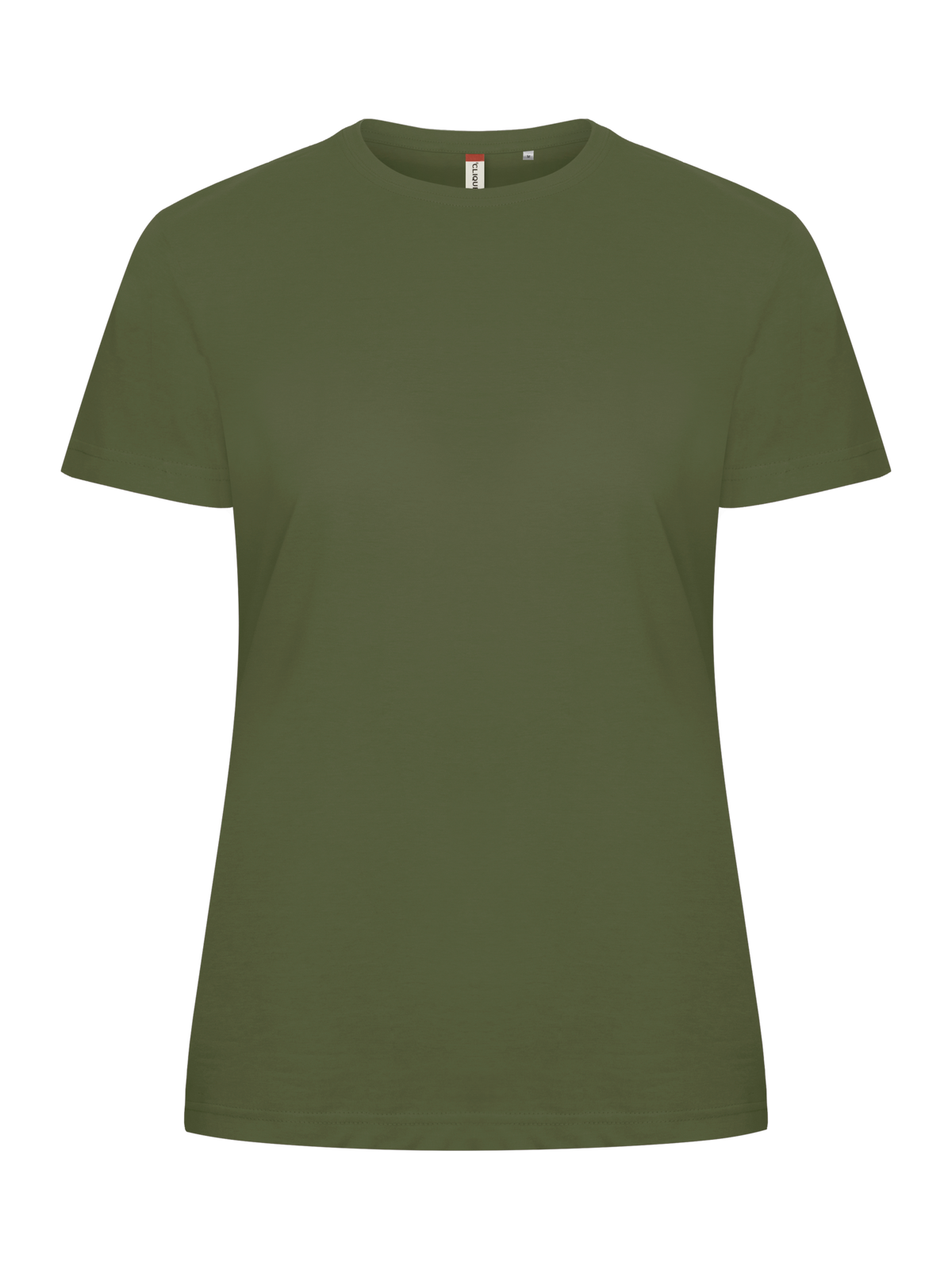 Clique Basic-T – dame – Armygrønn – forside