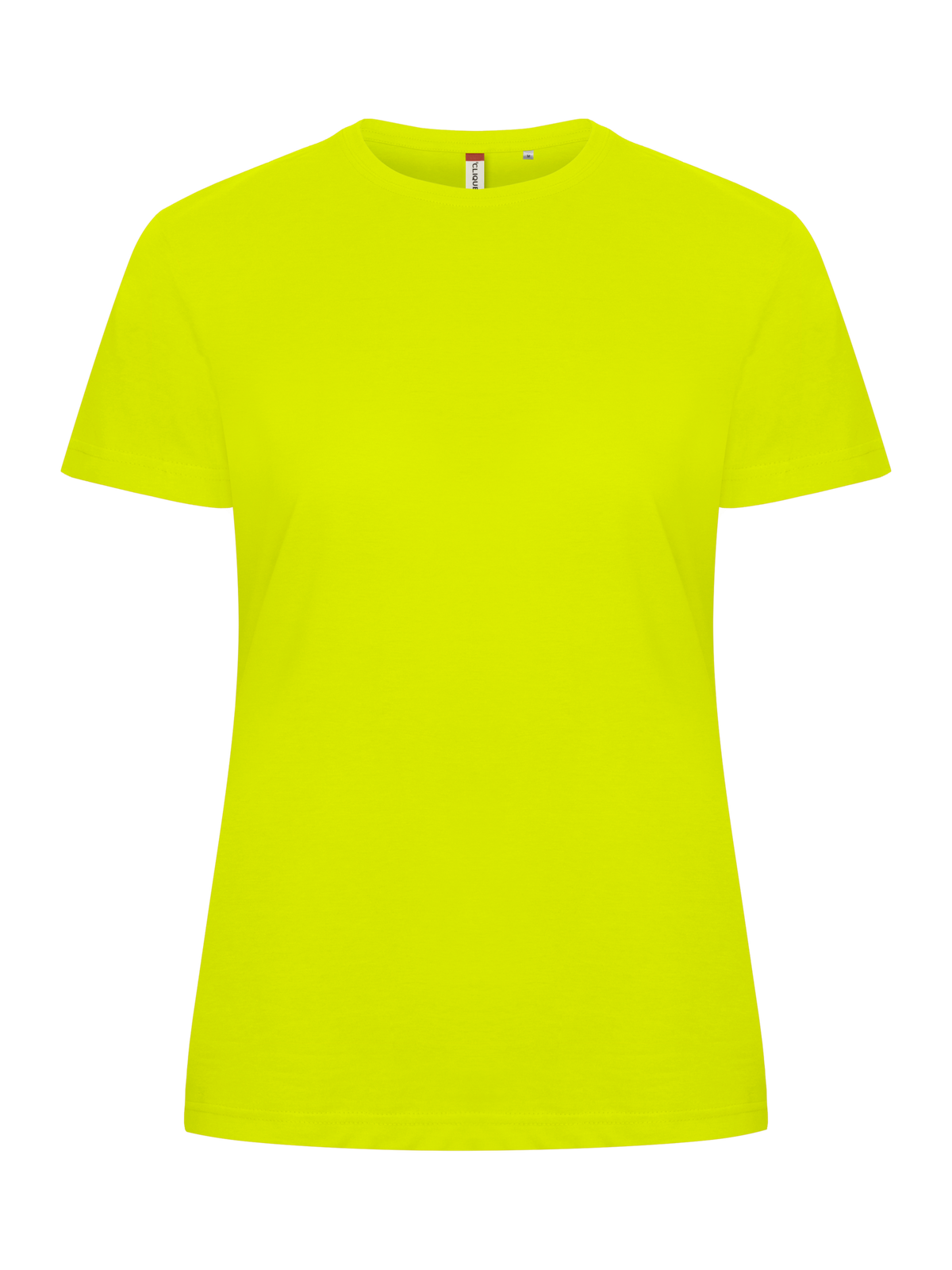 Clique Basic-T – dame – Signalgrønn – forside