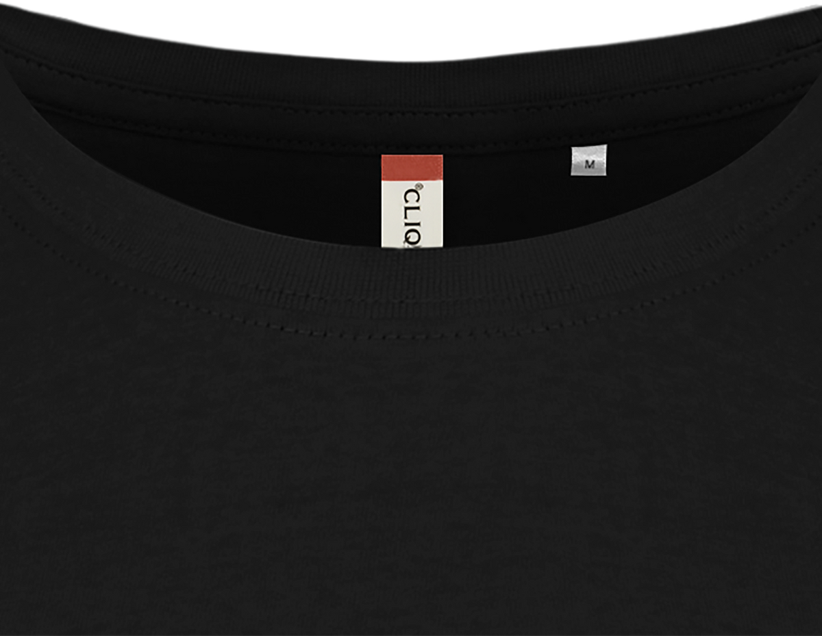 Clique Basic-T – dame – Svart – produktbilde