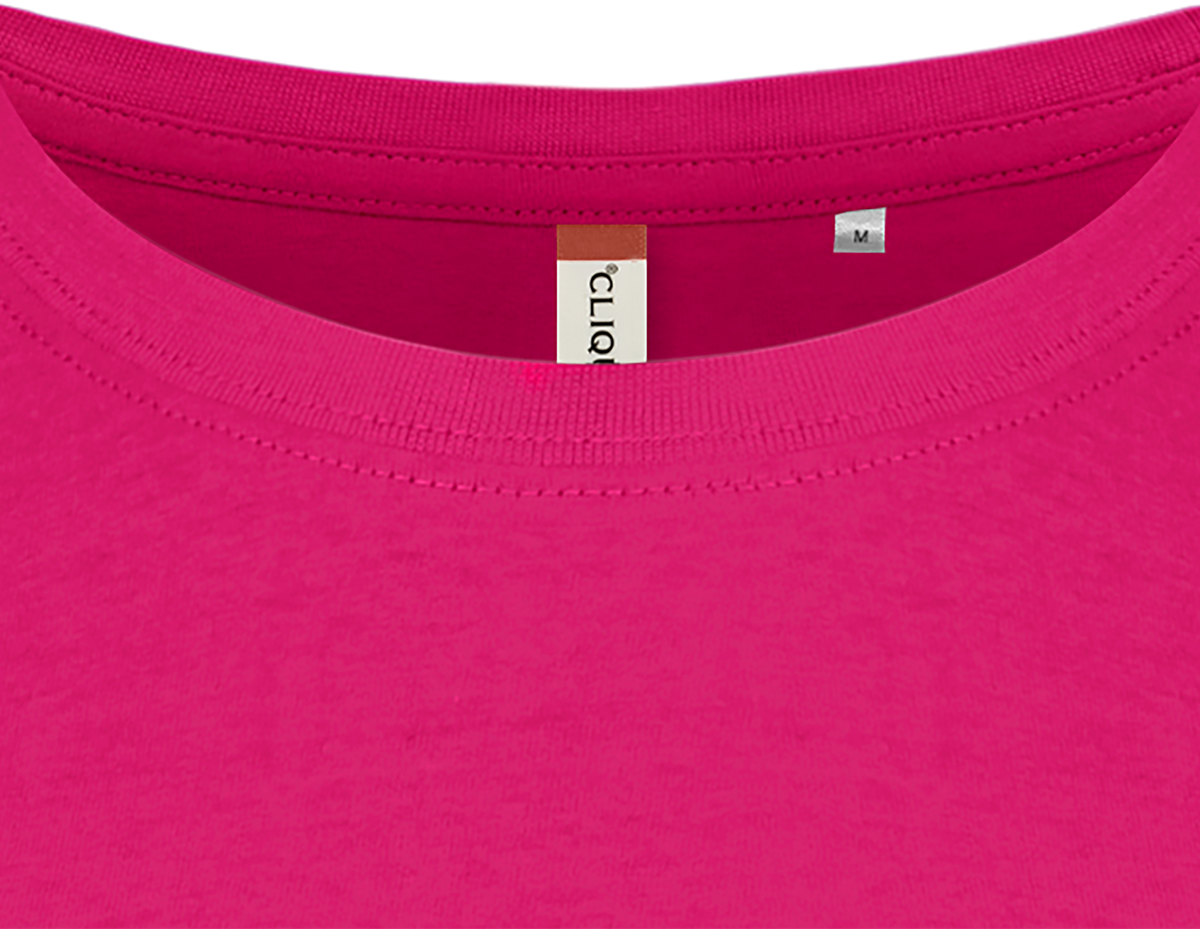 Clique Basic-T – dame – Cerise – produktbilde