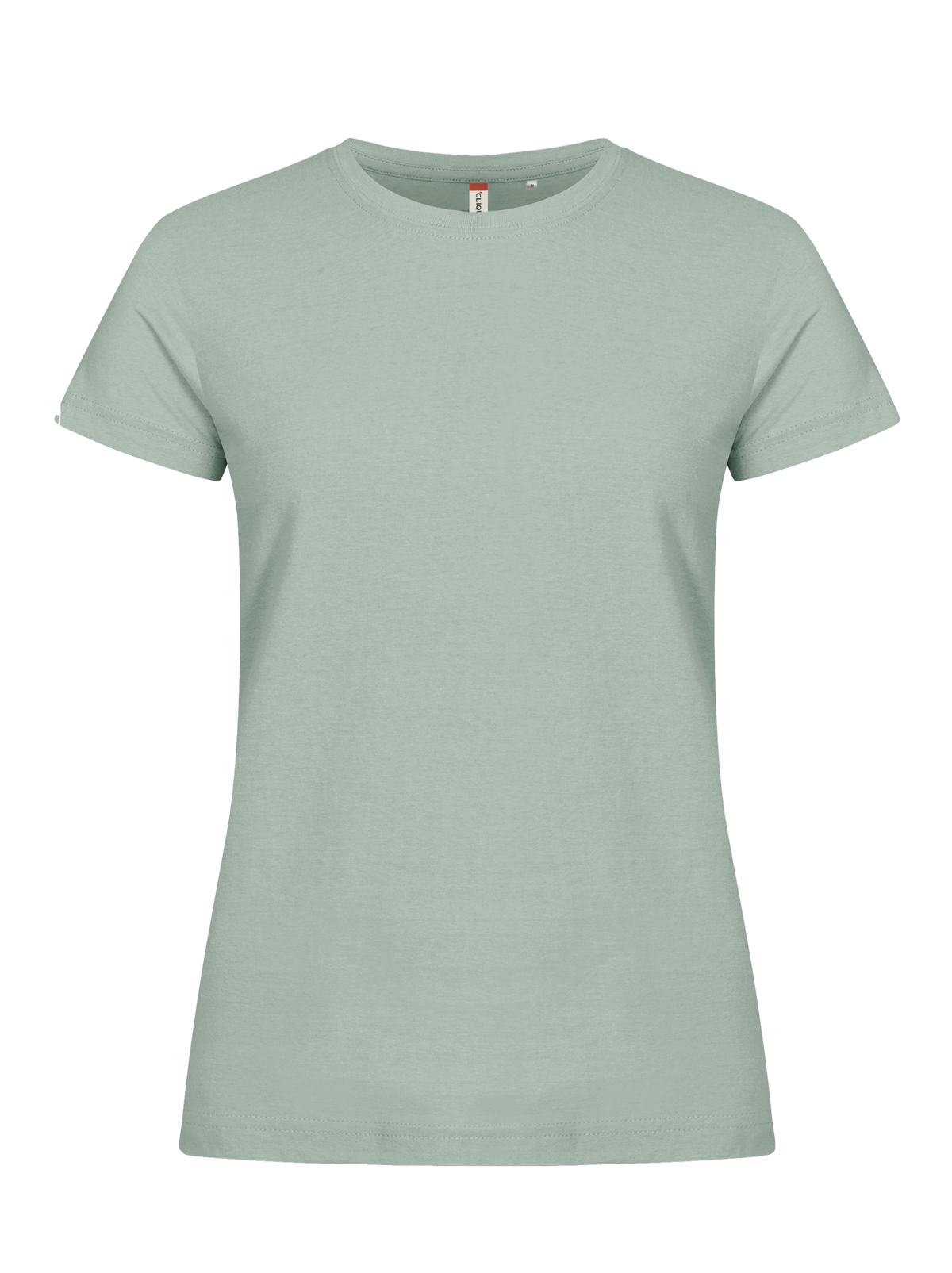 Clique Basic-T – dame – Salviegrønn – forside