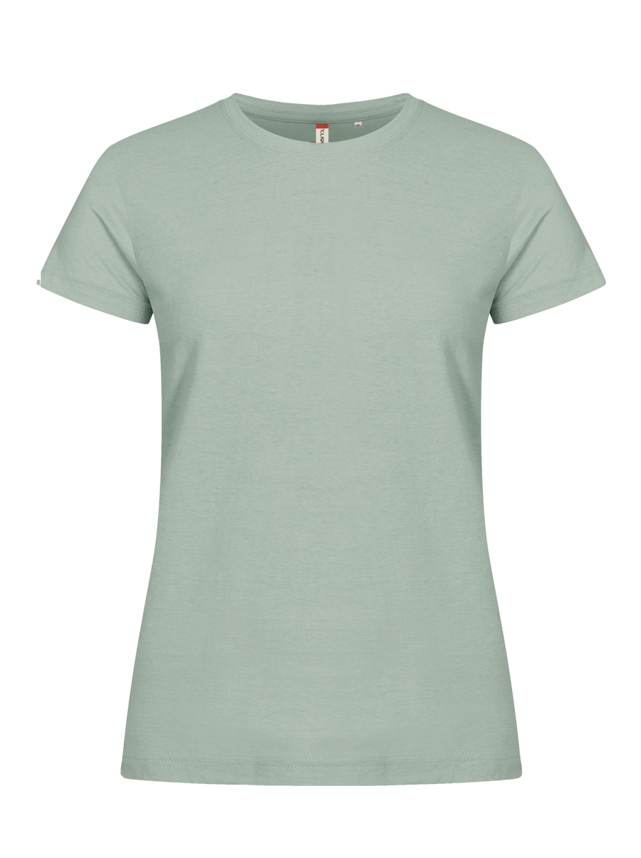Clique Basic-T – dame – Salviegrønn – forside