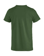 Clique Basic-T – junior – Flaskegrønn – bakside