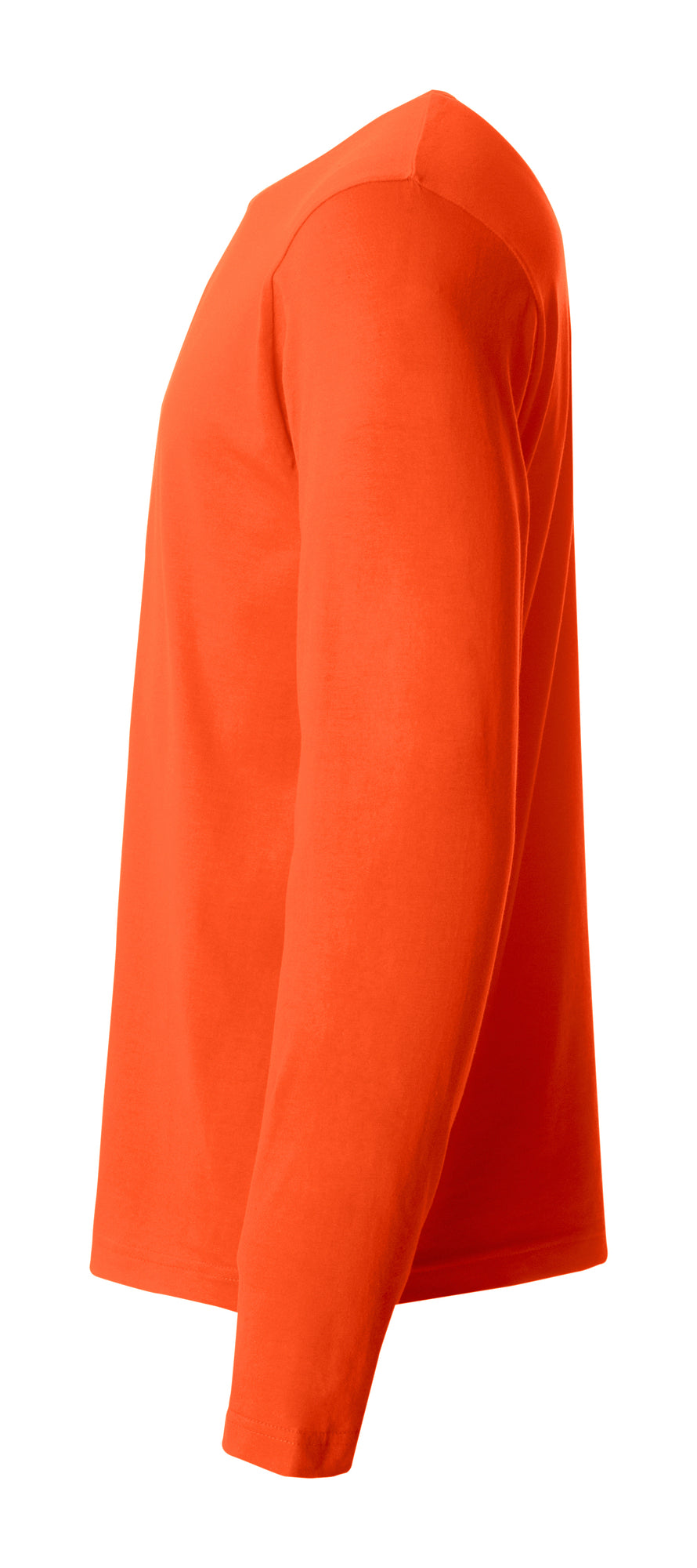 Clique Basic-T L/S – Blodoransje – venstre side