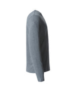 Clique Basic-T L/S – Gråmelert – høyre side
