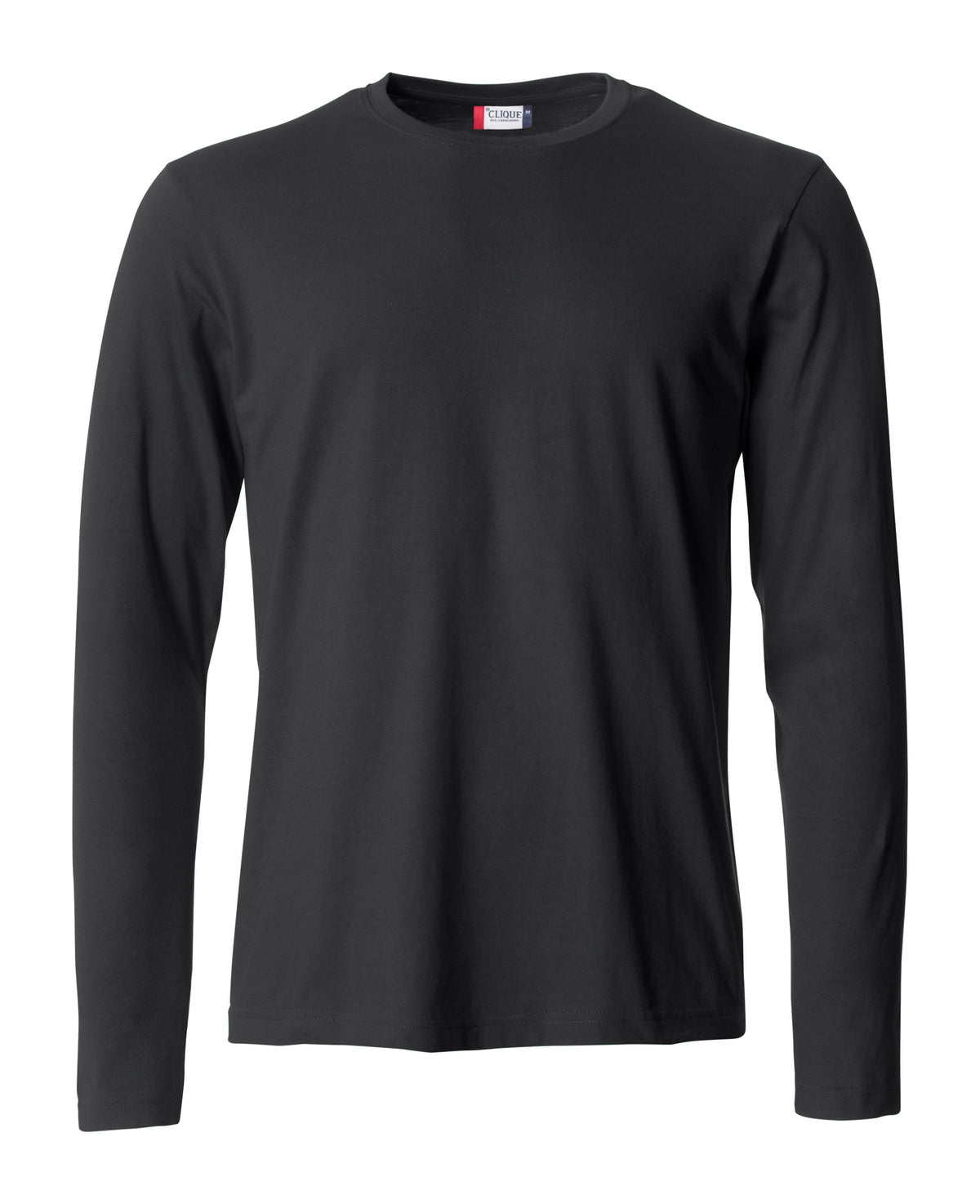 Clique Basic-T L/S – Svart – forside