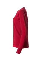 Clique Basic-T L/S – dame – Rød – venstre side