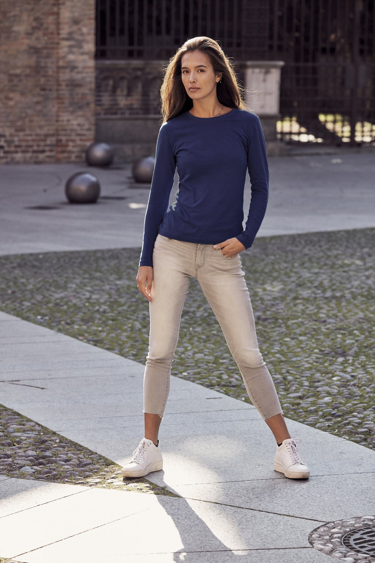 Clique Basic-T L/S – dame –  – produktbilde