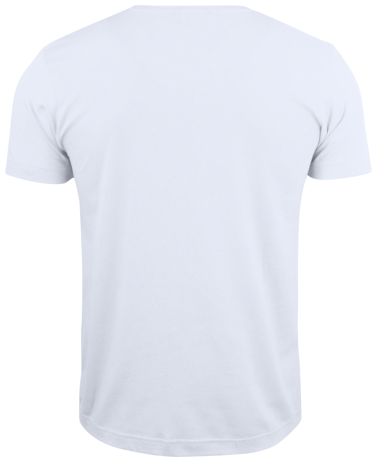 Clique Basic-T V-neck – Hvit – bakside