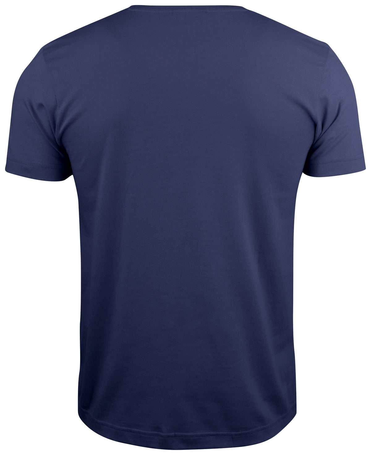Clique Basic-T V-neck – Mørk marineblå – bakside