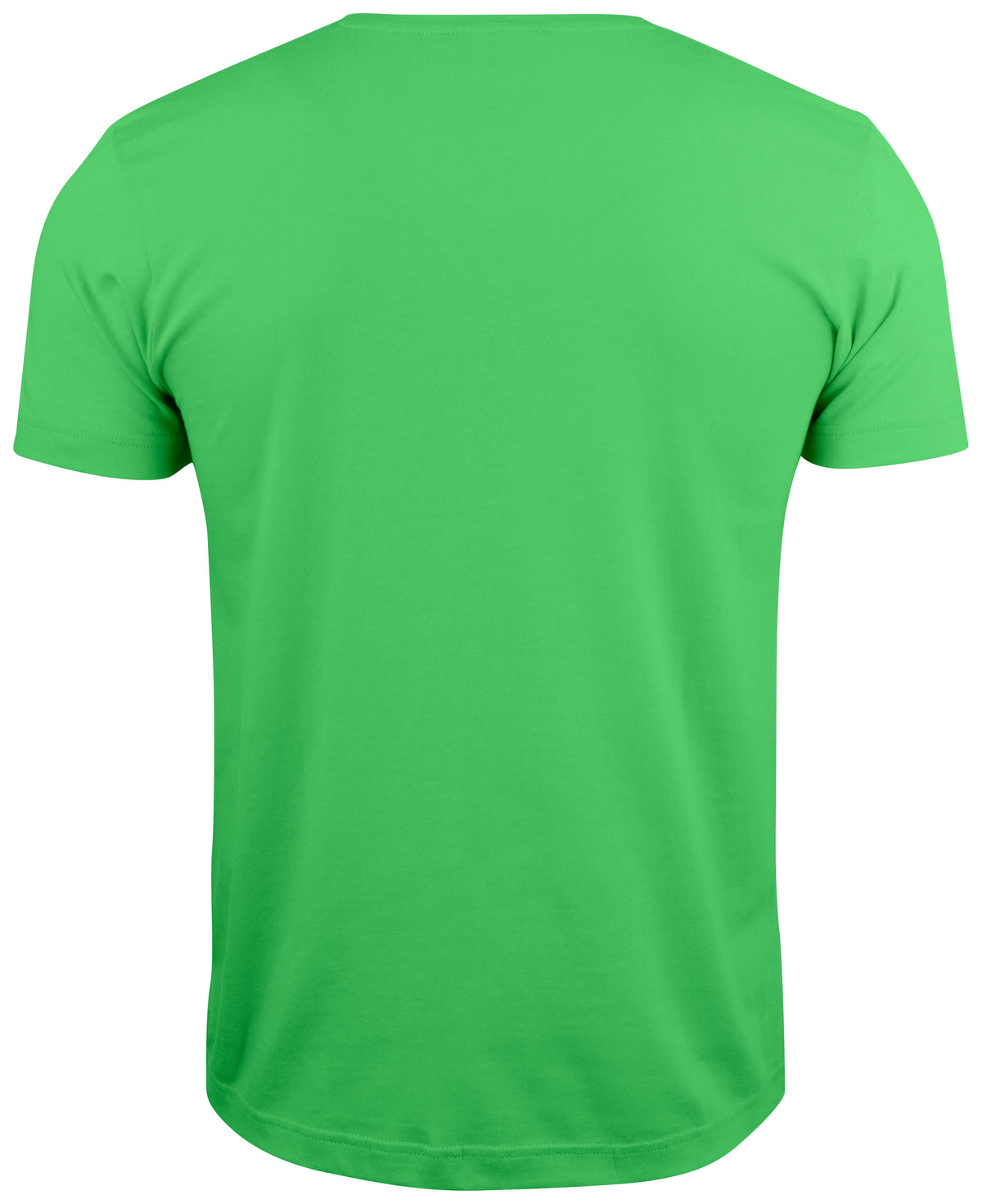 Clique Basic-T V-neck – Eplegrønn – bakside