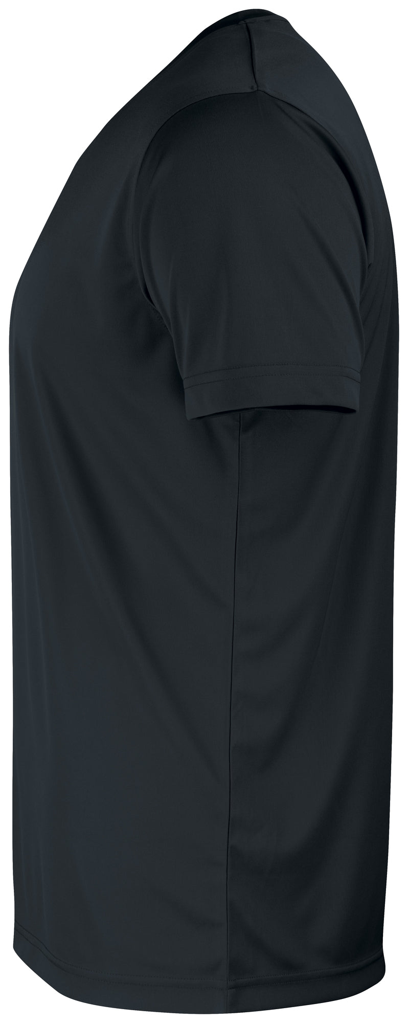 Clique Basic Active-T – junior – Svart – venstre side
