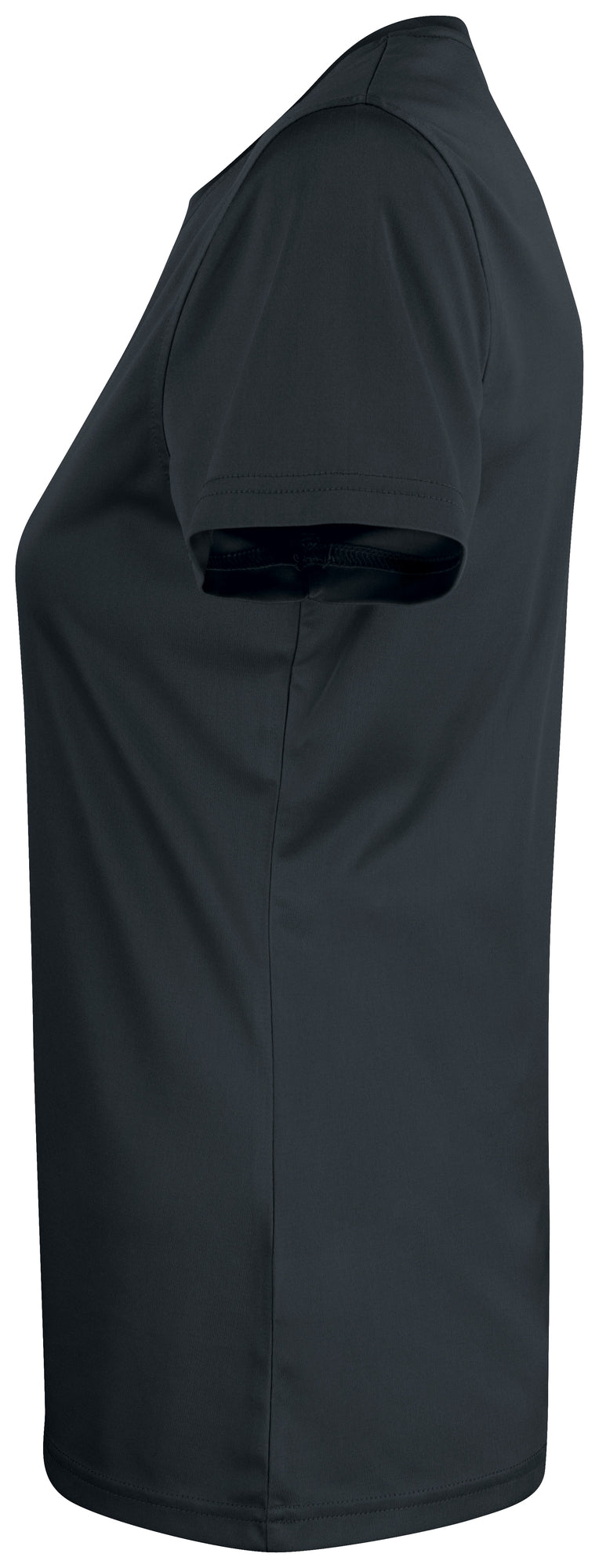Clique Basic Active-T – dame – Svart – venstre side