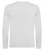 Clique Basic Active-T L/S – Hvit – bakside