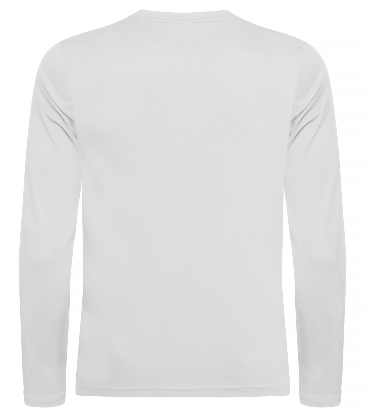 Clique Basic Active-T L/S – Hvit – bakside