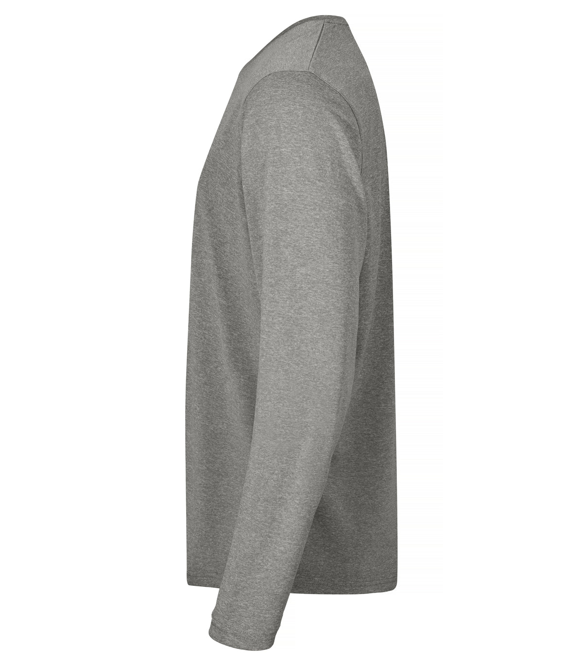 Clique Basic Active-T L/S – Gråmelert – venstre side