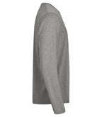 Clique Basic Active-T L/S – Gråmelert – høyre side