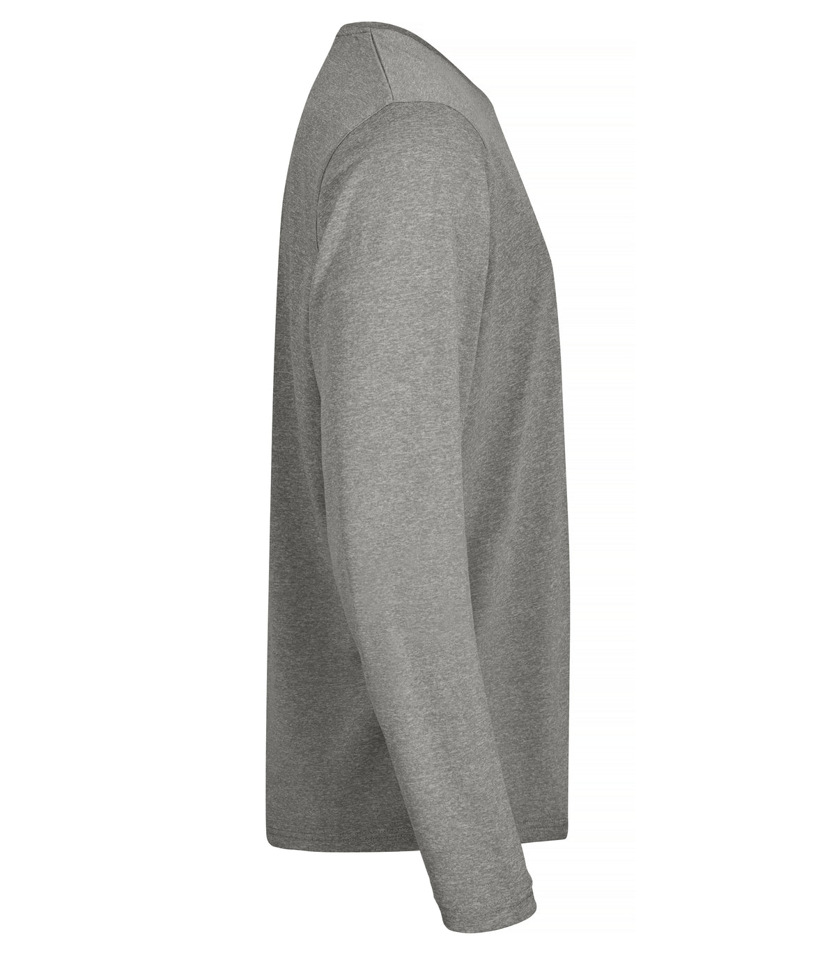 Clique Basic Active-T L/S – Gråmelert – høyre side