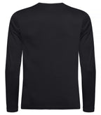 Clique Basic Active-T L/S – Svart – bakside