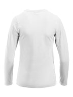Clique Carolina L/S – Hvit – bakside