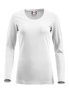 Clique Carolina L/S – Hvit – forside