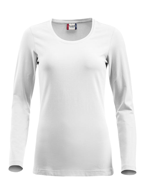 Clique Carolina L/S – Hvit – forside