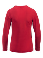 Clique Carolina L/S – Rød – bakside