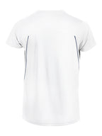 Clique Ice Sport-T – Hvit / Marineblå – bakside