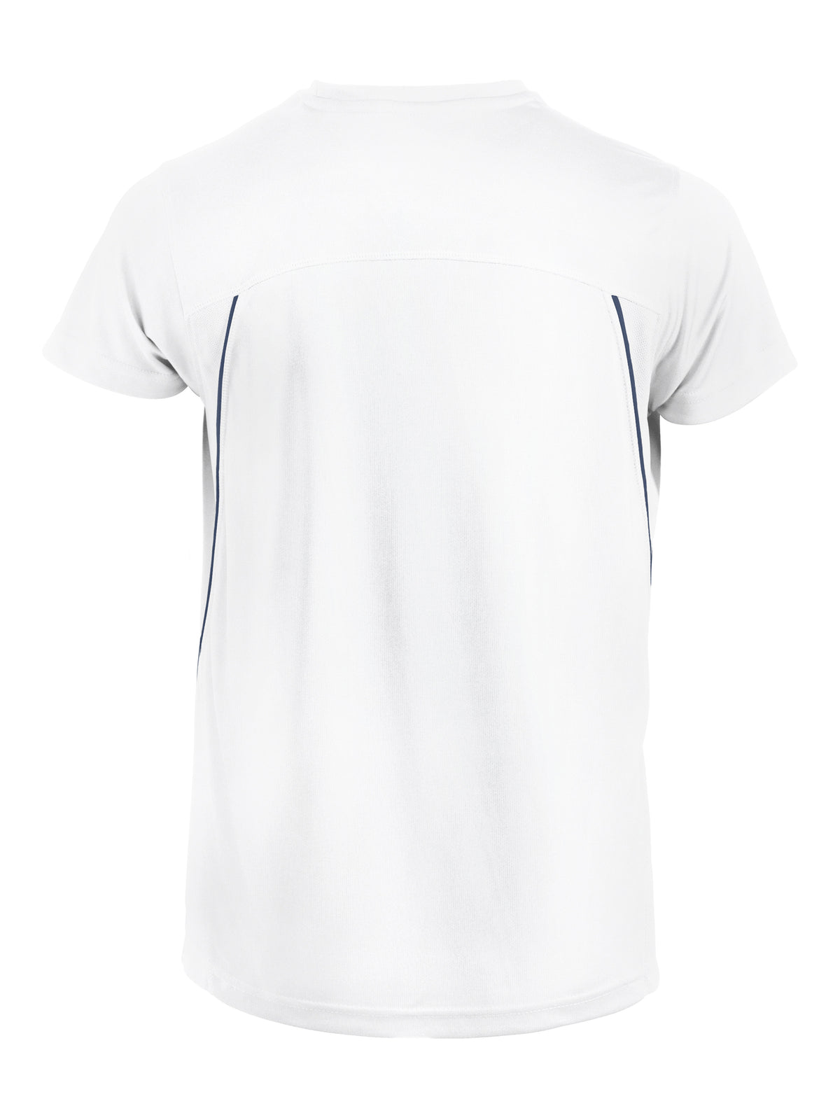 Clique Ice Sport-T – Hvit / Marineblå – bakside