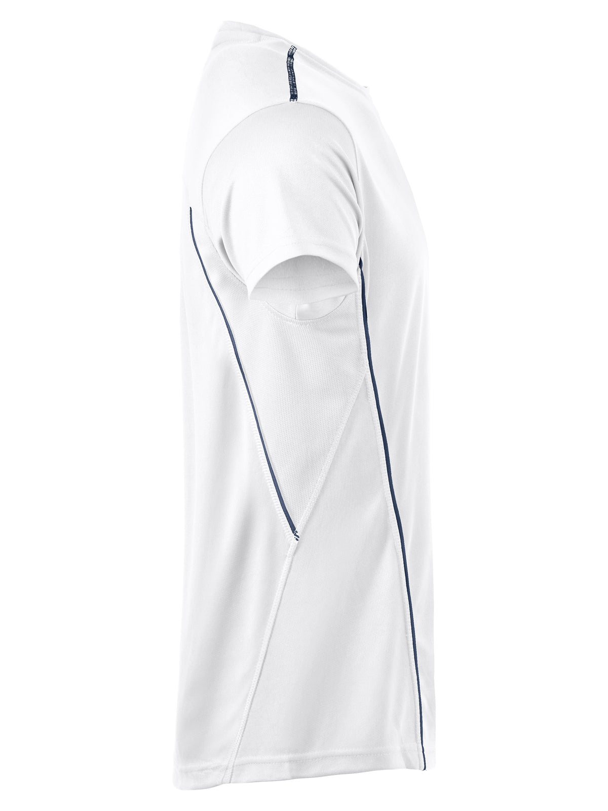 Clique Ice Sport-T – Hvit / Marineblå – høyre side
