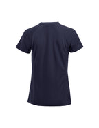 Clique Premium Active-T – dame – Mørk marineblå – bakside