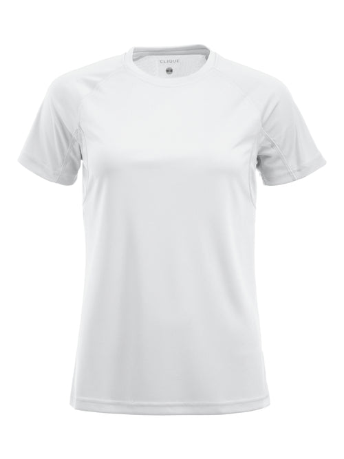 Clique Premium Active-T – dame – Hvit – forside