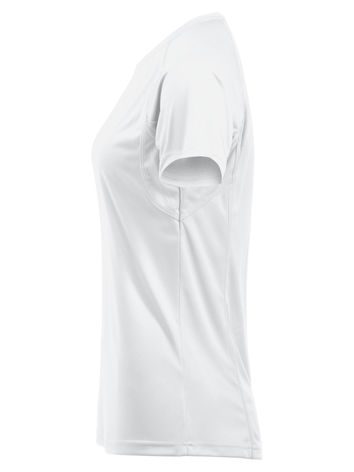 Clique Premium Active-T – dame – Hvit – venstre side